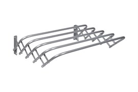 Сушилка для белья настенная NIKA СН90 Гармошка, 90х45х18см, раздвижная, металл 86160