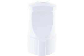 Розетка кабельная штепсельная ЭРА Rх2W, одноместная, прямая, с заземлением, белая 87228