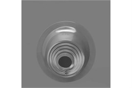 Мастер-флеш №110, 75-200мм, угловой, силиконовый, красный 38110