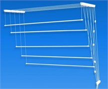 Сушилка для белья потолочная ЛИАНА СП-023, 2.3м, 5 линий, белая 84206