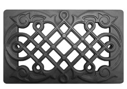 Решетка вентиляционная для камина РВ-1 (Р), 267x162мм, чугун, ассортимент 34550