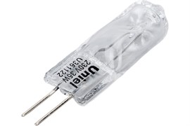 Лампа галогенная UNIEL 35/G4 CL JC-220, прозрачная, 35Вт, 220В, 6500К, цоколь G4 75971