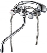 Смеситель для ванны AMMORE A4685, двухвентильный, излив 300мм, хром 89438