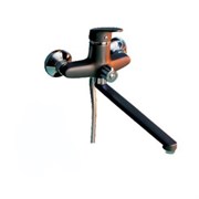 Смеситель для ванны POTATO P22277-19, однорычажный, излив 350мм, графитно-черный 89499