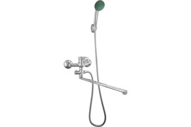 Смеситель для ванны STOMEGA PRO 9307, однорычажный, излив 300мм, хром 87516