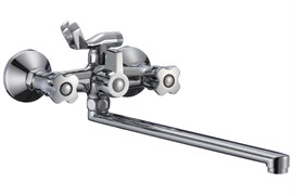 Смеситель для ванны РМС SL116-140, однорычажный, излив 350мм, хром 88312