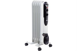 Радиатор электрический масляный MTX OCH-1000, 5 секций, 1000Вт, белый 88450