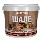 Лак по дереву Акватекс ШАЛЕ, 0.9кг, акриловый, ваниль, шелковисто-матовый, для тонирования и защиты 86704