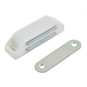 Магнит мебельный большой 00238, 72x22x13мм, белый 2785