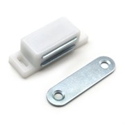 Магнит мебельный StahlBuro, 45x14мм, белый, поштучно 45750