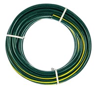 Шланг поливочный Grinda Standard 429000-3/4-15, 3/4дюйма, 15м, ПВХ, трехслойный, армированный, зеленый 45619