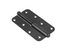 Петля накладная ПН1-130, 130x100мм, левая, оксидированная сталь 2959