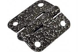 Петля накладная ПН5-40, 40x36мм, универсальная, сталь, антик серебро 14517