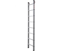 Лестница приставная, односекционная, 1х14 ступеней, высота 3.93м, алюминиевая 4675
