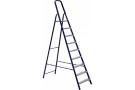 Лестница стремянка АЛЮМЕТ М8409, 9 ступеней, высота 1.87м, стальная 485