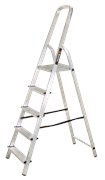 Лестница стремянка ВИХРЬ СА 1х5, 5 ступеней, высота 1.03м, алюминиевая 70521