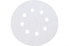 Круг абразивный GEPARD GP5002-240, для краски, 125мм, 8 отверстий, на липучке, P240, набор 5шт 83297