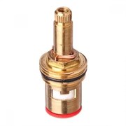 Кран-букса FRAP F52-4, 15мм (1/2 дюйма), керамика, 20 шлицов, 2 резьбы, латунная 89922