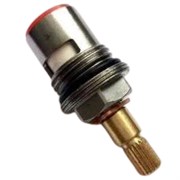 Кран-букса GAPPO G52-4L, 15мм (1/2 дюйма), керамика, 20 шлицов, 2 резьбы, латунная 89452