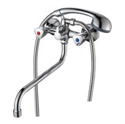 Смеситель для ванны AMMORE А4684, двухвентильный, с круглым изливом, хром 89445