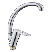 Смеситель для кухни FRUD R41072, однорычажный, хром, ЦАМ 90046