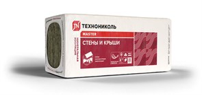 Утеплитель базальтовый  ТЕХНОНИКОЛЬ Стены и крыша 34PN, 1000x610x50мм, упаковка: 4.88м2, 0.244м3, 8плит 87033