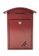 Ящик почтовый Миник, 355x215х90мм, вишня, с замком 83306