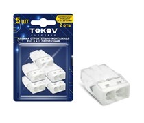 Клемма 2-проводная TOKOV ELECTRIC СМК 2273-202 EU2.5 412, 0.5-2.5мм2, без пасты, поштучно 89105