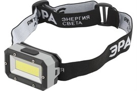 Фонарь налобный ЭРА GB-708 Шторм, 3 элемента питания R03, 1COB 5Вт, 320Лм, 3 режима 89564