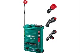 Опрыскиватель садовый ЗУБР ОПС-16, 16л, ранцевый, аккумуляторный 92295