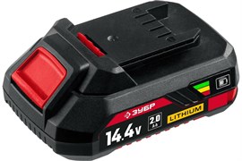 Батарея аккумуляторная ЗУБР АКБ С1-14-2, 14.4В, 2Ач 92123