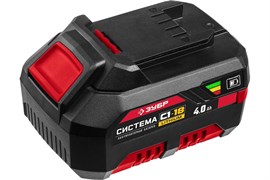 Батарея аккумуляторная ЗУБР АКБ С1-18-4, 18В, 4Ач 92125