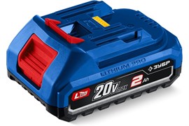 Батарея аккумуляторная ЗУБР Профессионал Power PRO ВР-Р-20-2, 20В, 2Ач 92403