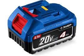 Батарея аккумуляторная ЗУБР Профессионал Power PRO ВР-Р-20-4, 20В, 4Ач 92404