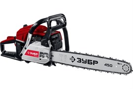 Бензопила ЗУБР ПБЦ-М52-45, длина шины 45см, объем двигателя 52 см? 92163