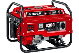 Электрогенератор ЗУБР СБ-3300 бензиновый, 3300Вт, с ручным стартером 92153