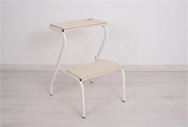 Стремянка (табурет) Конек ЗМИ ТС277Б, г/п до 120кг, высота 56см, сиденье 45x42см, белый 79655