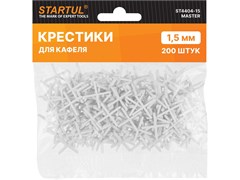 Крестики STARTUL MASTER ST4404-15 для кладки плитки, 1.5мм, упаковка 200шт 27560