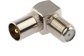Переходник F-TV ЭРА RS-A04-1 Simple, угловой 89429