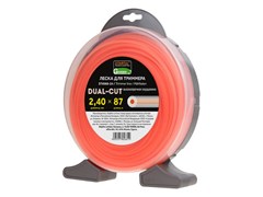 Леска для триммера DUAL-CUT STARTUL GARDEN ST6068-24, 2.4ммx87м, форма круг 75298