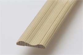 Наличник хвойный 60x12мм, длина 2.2м, стычной, фигурный 93104