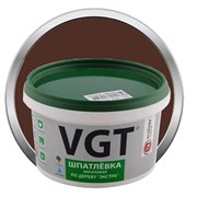 Шпаклевка/шпатлевка VGT Экстра акриловая по дереву, готовая, 1кг, махагон 25034