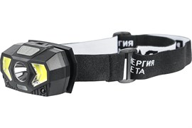 Фонарь налобный ЭРА GB-608, 3 батарейки ААА, 1 SMD светодиод+COB-матрица, 7 режимов 88500
