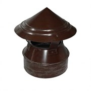 Флюгарка п/э коричневая д.110мм (8017)