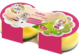 Губки для посуды тефлоновое покрытием Elfe 19049