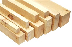 Брус 30x30, 3м, строганный  хвоя 1сорт