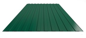 Профнастил/профиль листовой, стальной, С-8, 1.2x2м, толщина 0.35мм, окрашенный Зеленый RAL 6005 51715