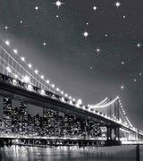 Шторка для ванной комнаты тканевая Мост MZ-68, 180x200см, водонепроницаемая 54196