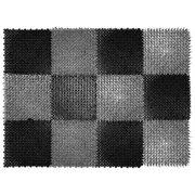 Коврик придверный Травка, 42x56см, грязезащитный, черно-серый, пластиковый