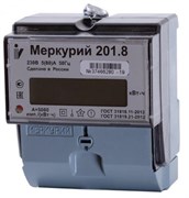 Счетчик электрический Инкотекс Меркурий 201.8,  однотарифный, 5-80А, электронный, однофазный